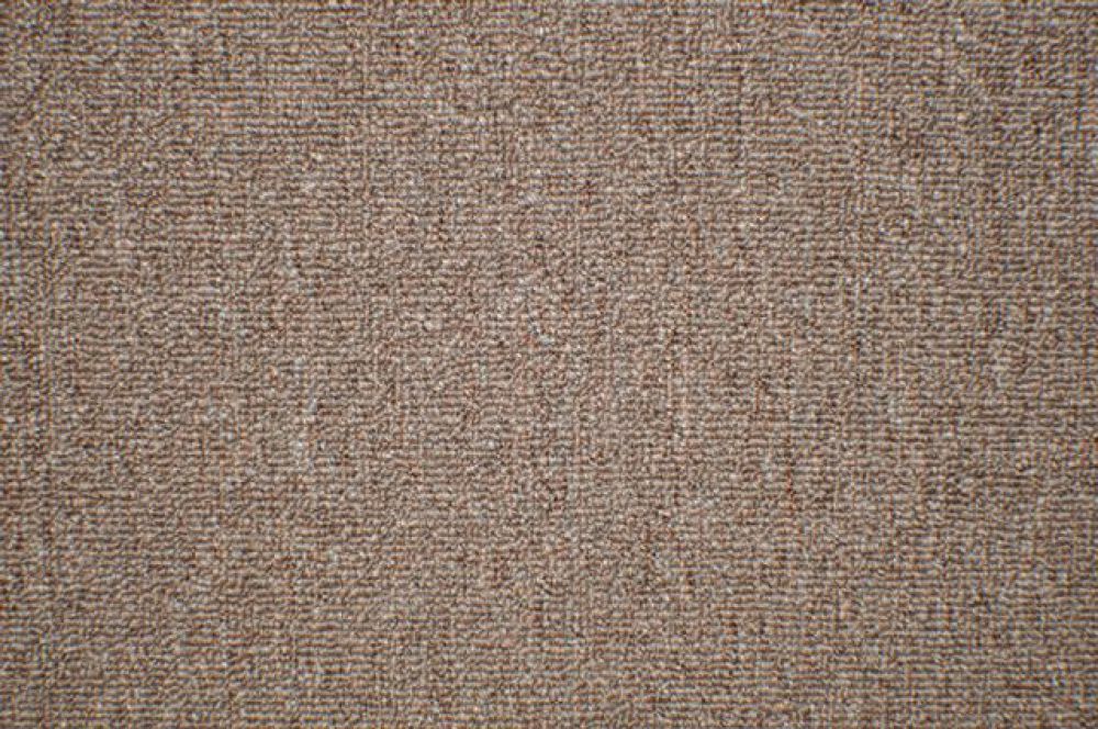 showing a sample of carpet, it being of an orange color, loop pile, polypropelene yarn carpet on sale at Concord Floors.