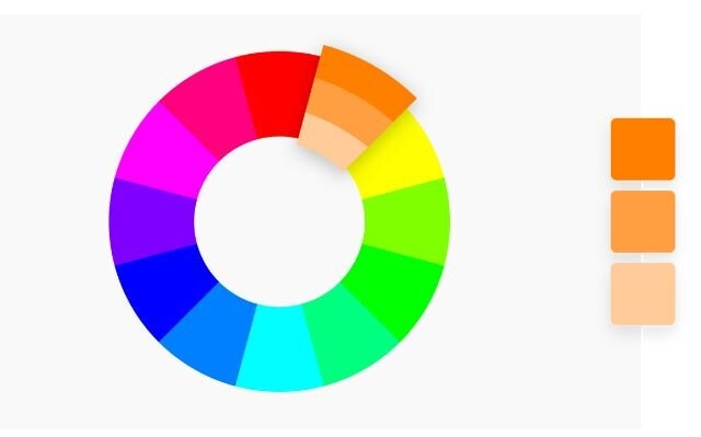 Issac Newtons color wheel