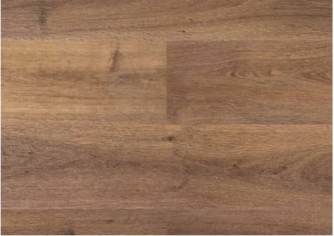 a sample of a vinyl laminate plank with a timber look pattern on its surface