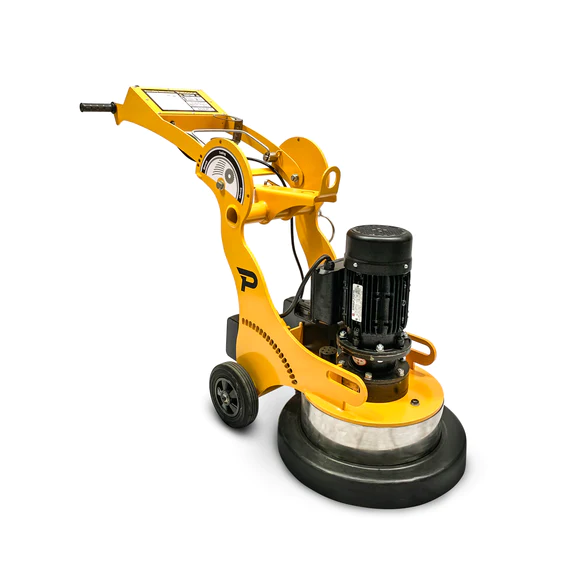 a concrete floor grinder used for grinding a concrete floor